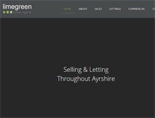 Tablet Screenshot of limegreenproperty.co.uk